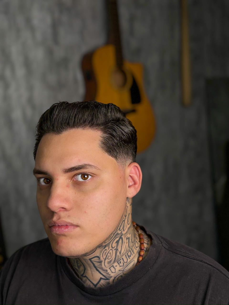 Pompadour Slicked Back